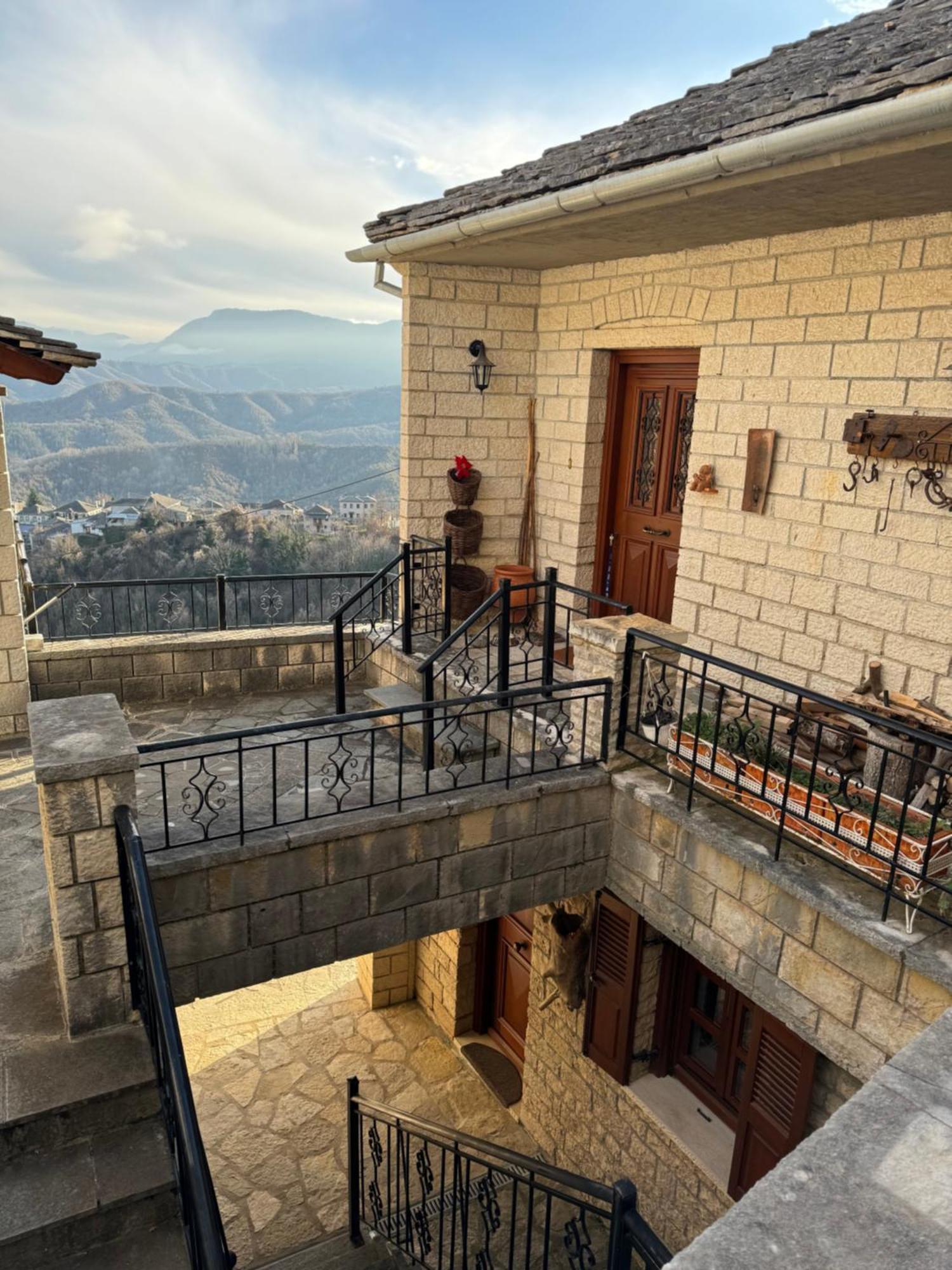 Βίτσα Πετρόκτιστο Αρχοντικό "Ιόλη" Με Θέα Ζαγόρι Villa Ngoại thất bức ảnh