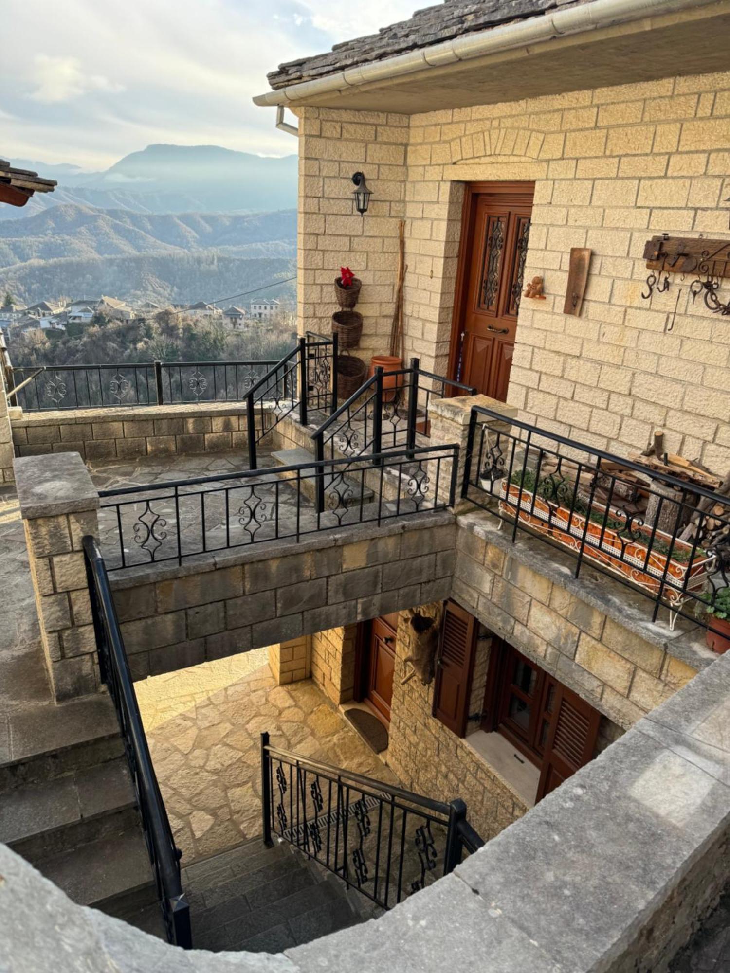 Βίτσα Πετρόκτιστο Αρχοντικό "Ιόλη" Με Θέα Ζαγόρι Villa Ngoại thất bức ảnh